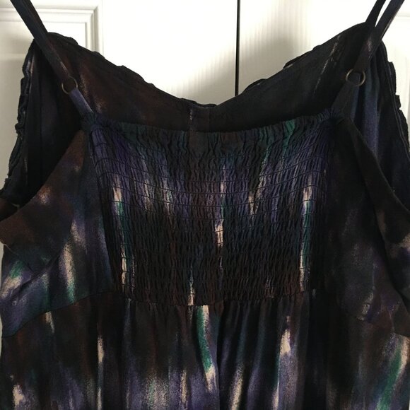 Chic and effortless, this dark tie-dye sundress Size 9 - Picture 4 of 6
